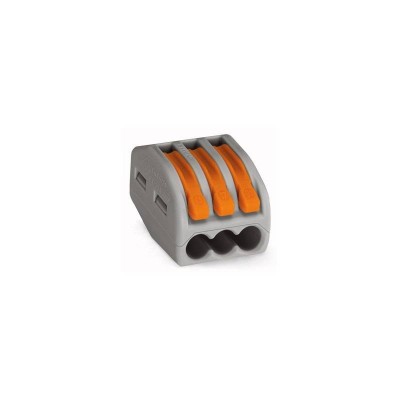 Conector 3 poli 0.08-4 mm Wago (cablu litat)