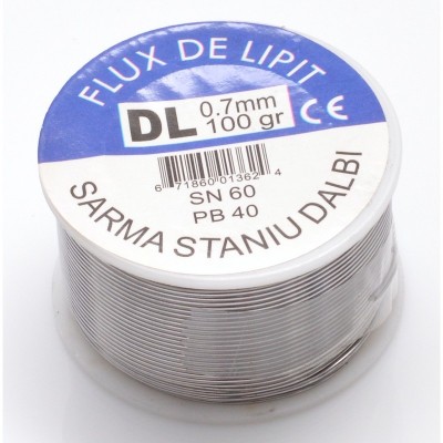 Fludor de lipit cu pasta 0,5mm  100G SN60/PB40